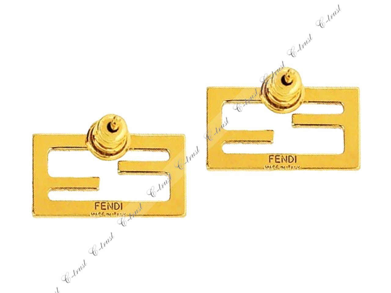 FENDI　ピアス FENDI フェンディ ピアス アクセ バゲット FF ジュエリー レディース