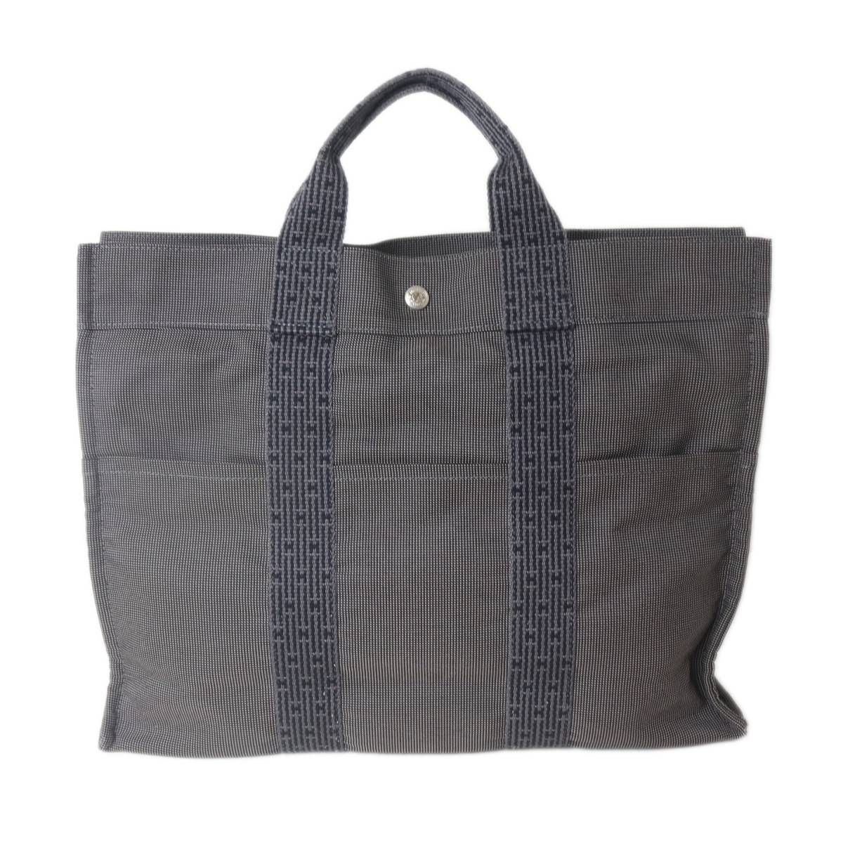 HERMÈS グレー トートバッグ HERMES/エルメス トートMM 初期型 トートバッグ エールライン