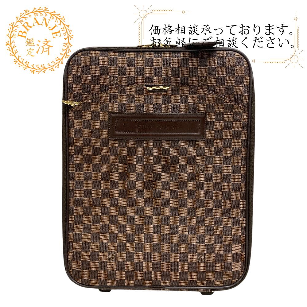 ５％OFF フォロワークーポン LOUIS VUITTON ルイヴィトン ルイヴィトン ルイビトン N23293 ぺガス45 ダミエ キャリーバッグ バッグ カバン ブランド ノートパソコン スーツケース ブラウン ユニセックス おすすめ 人気