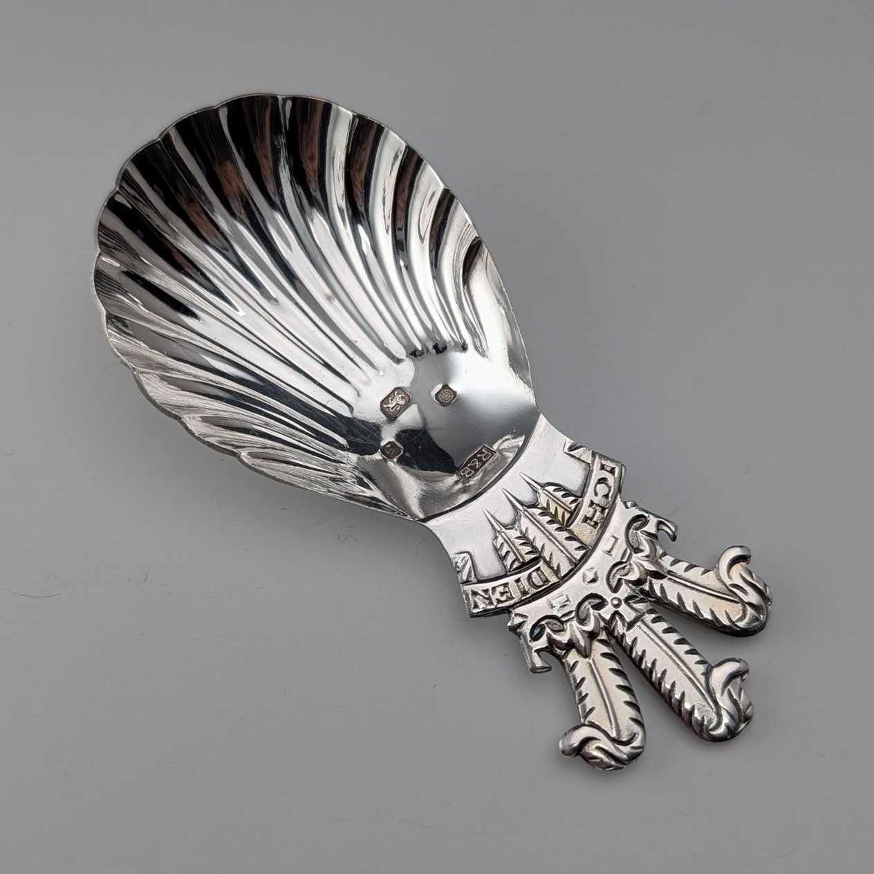 ☆1800年代 英国☆純銀製/キャディー/スプーン/イギリス/925/ 1800年代