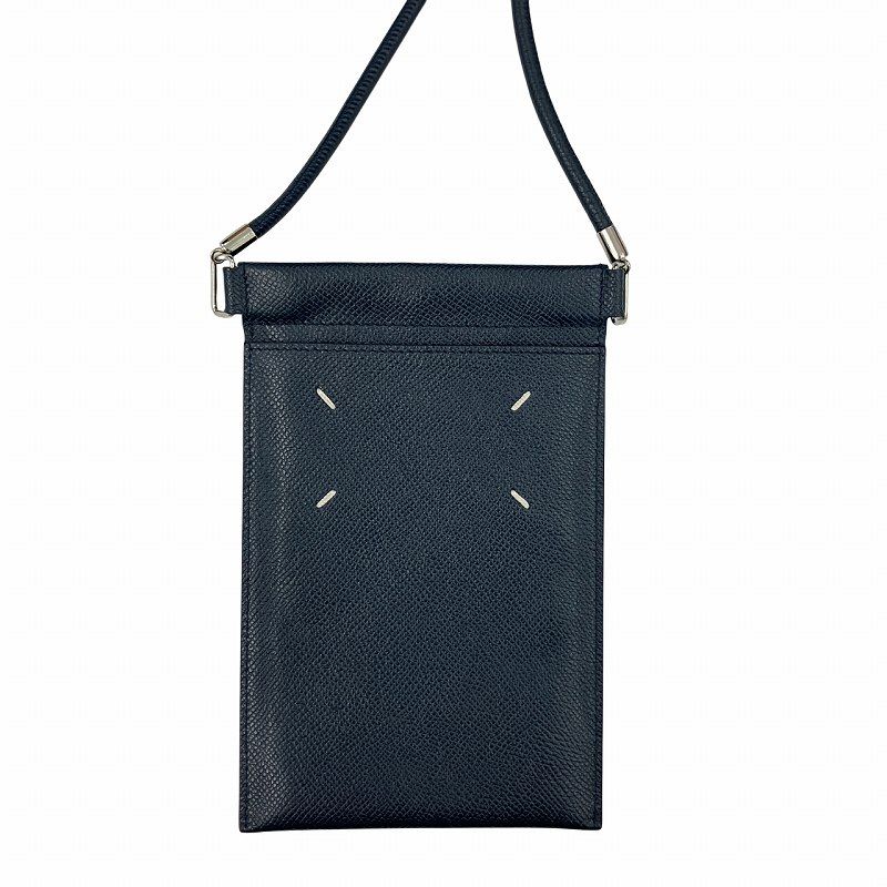 極美品✨ メゾンマルジェラ スマホショルダーバッグ レザー ポーチ ブラック 楽天市場】MAISON MARGIELA メゾンマルジェラ 11 ネックポーチ