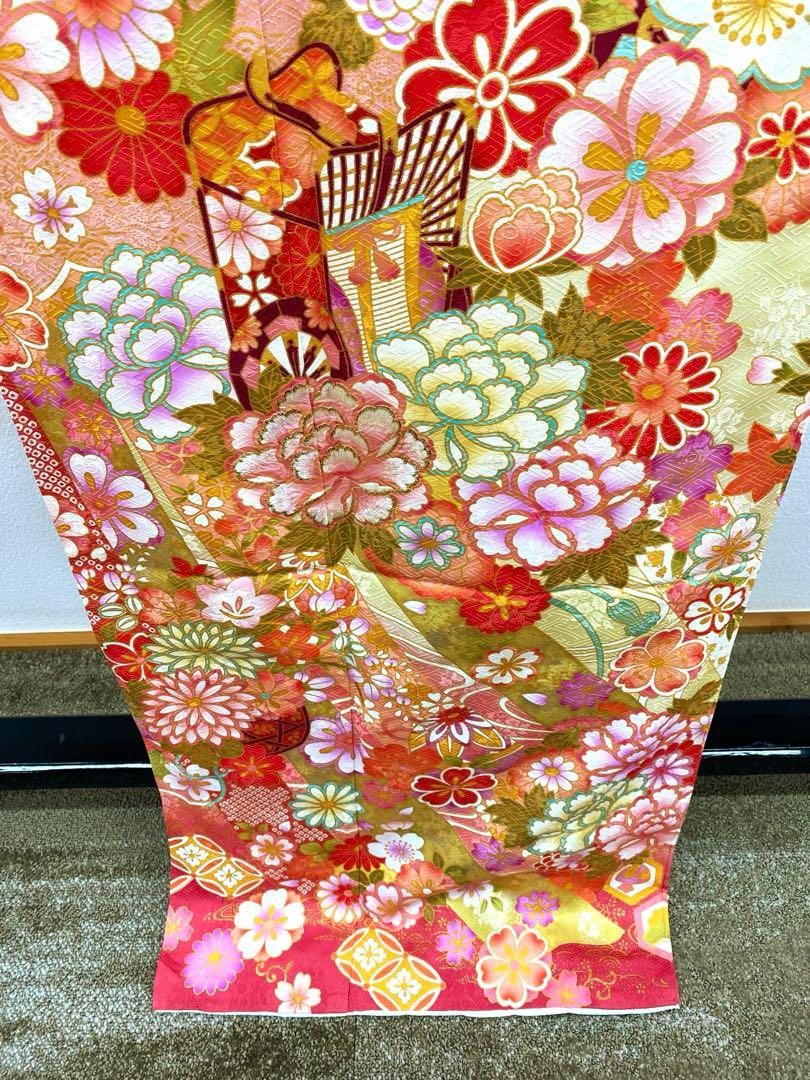 振袖 豪華 刺繍 金彩 紋意匠 身丈 163cm 撥水加工済 MO2922 - メルカリ