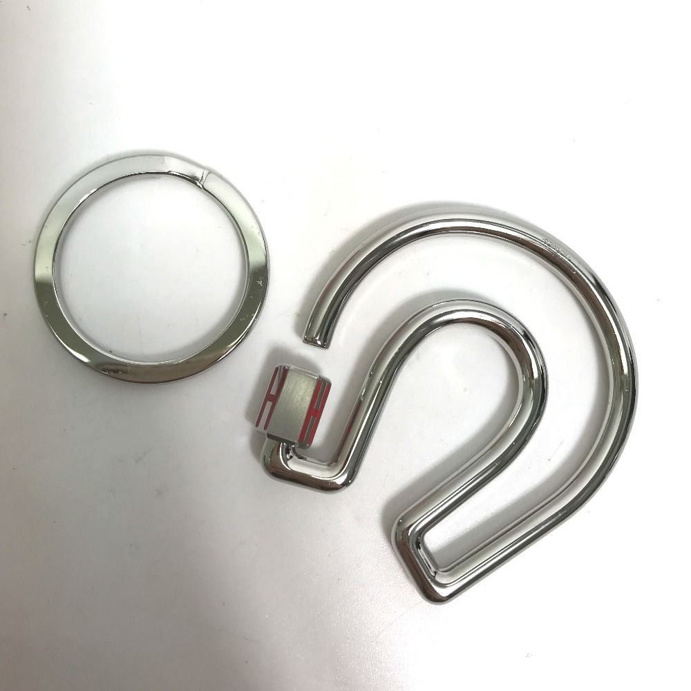 HERMES エルメス キーリング フイユ・ア・シュヴァル メタル Hermes