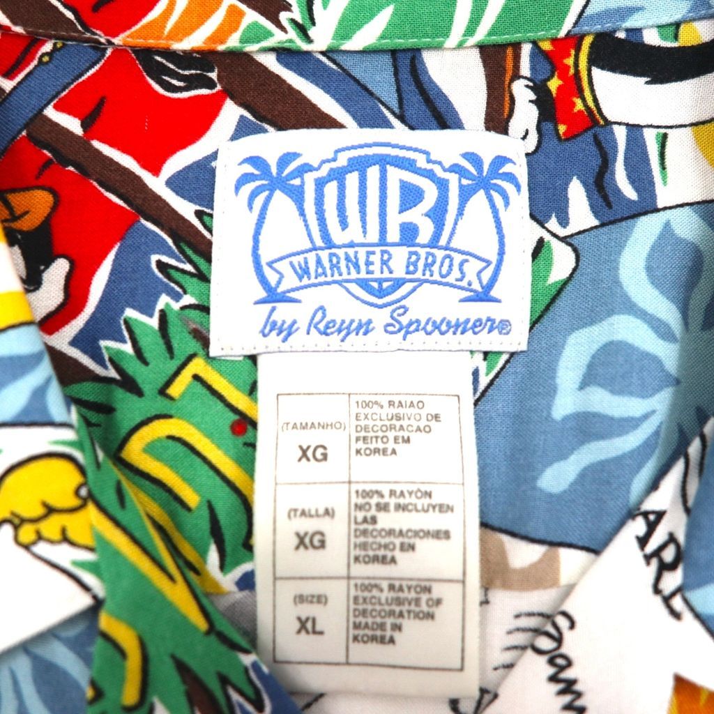 Reyn Spooner ディズニー アロハシャツ 総柄 コットン 100% reyn spooner Reyn Spooner/レインスプーナー アロハシャツ