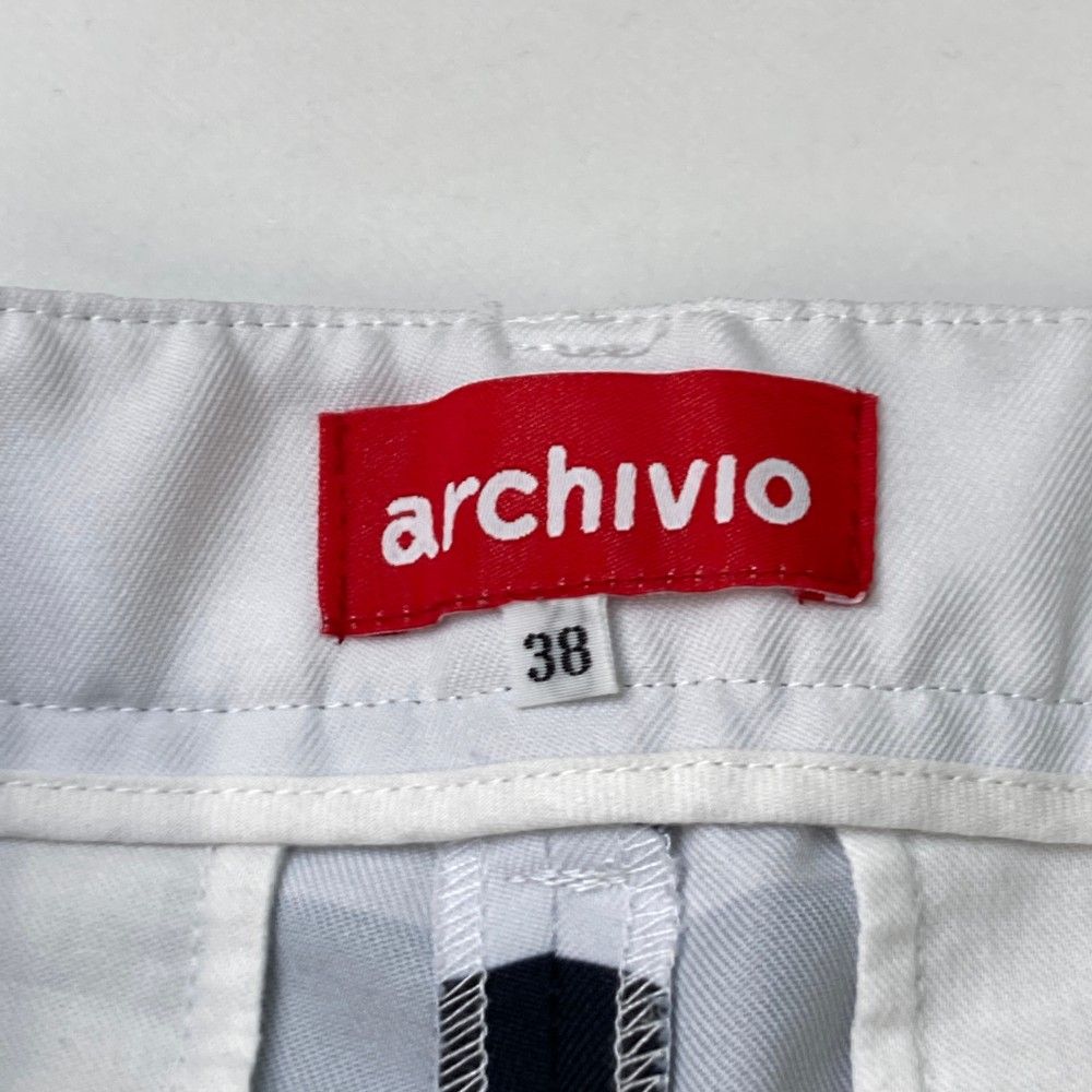 サイズ：38 ARCHIVIO アルチビオ ショートパンツ ボーダー柄