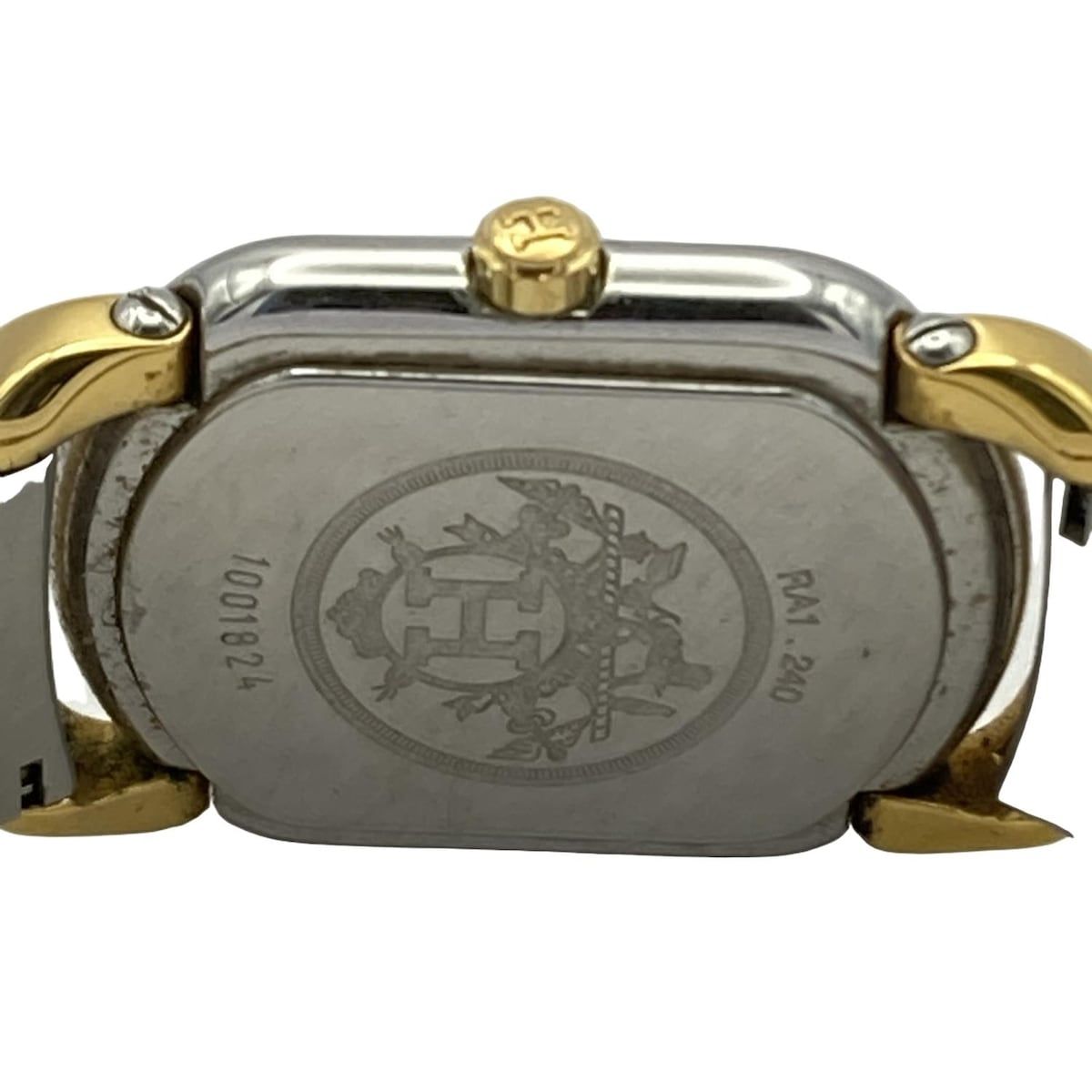 エルメス HERMES 腕時計 ラリー RA1.240 レディース 〇Z 白 値下げ