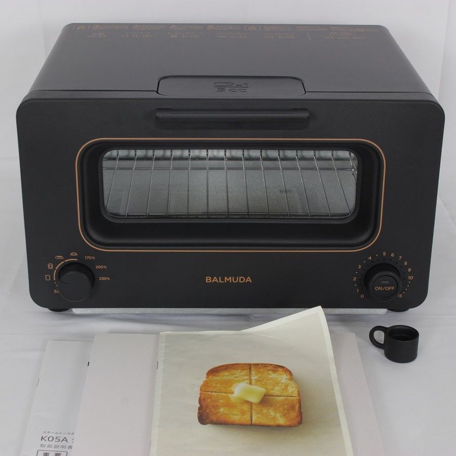 BALMUDA The Toaster K05A-BK ブラック スチームオーブントースター