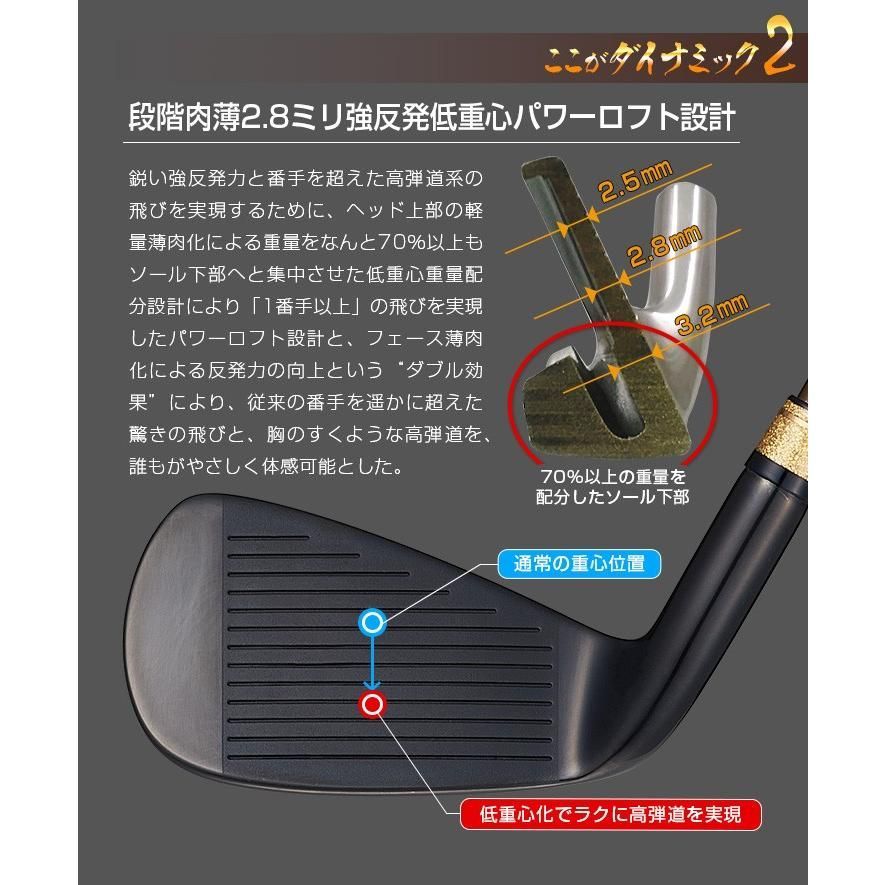 新品】簡単扱いやすいダイナミクスアイアンヘッド6個セット 新品】簡単扱いやすいダイナミクスアイアンヘッド6個セット