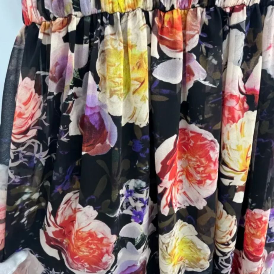 Paul Smith 美品☆豪華花柄ワンピース ポール・スミス ワンピース フレンチスリーブ 花柄 レディース