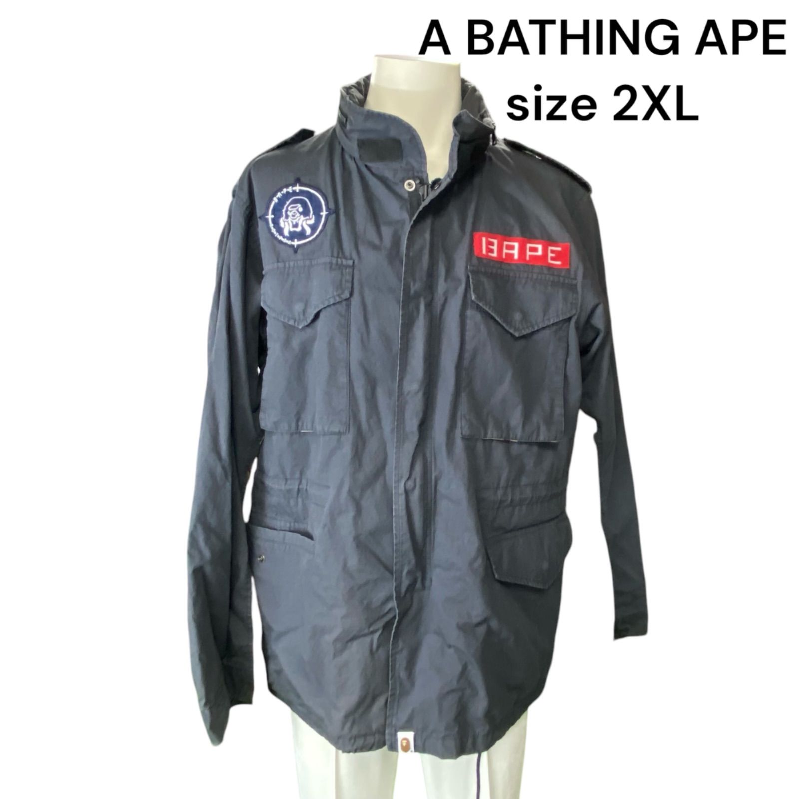 美品 ア ベイシング エイプ A BATHING APE XXL、2XL ジャケット 