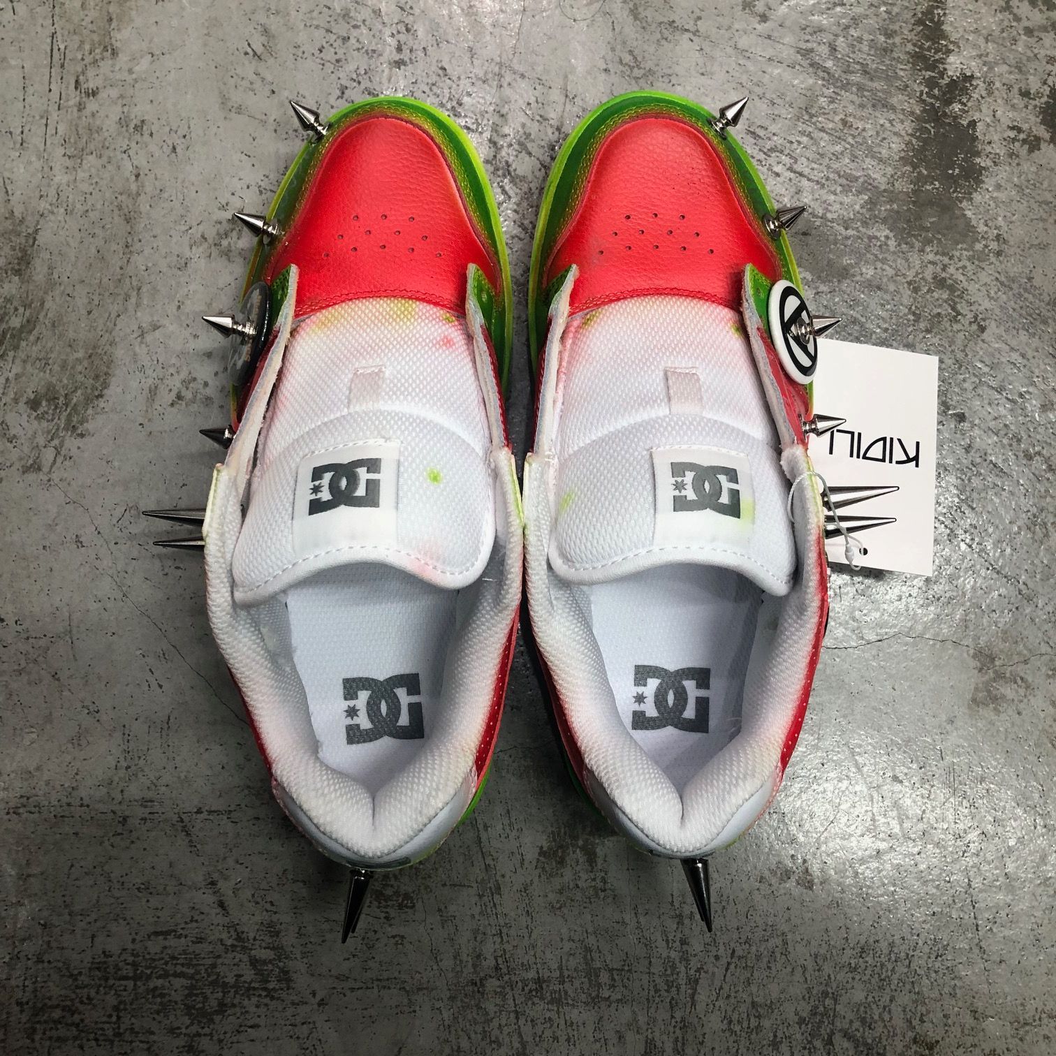 定価81400円 新品 KIDILL CUSTOMISED SNEAKERS COLLAB WITH DC SHOES 