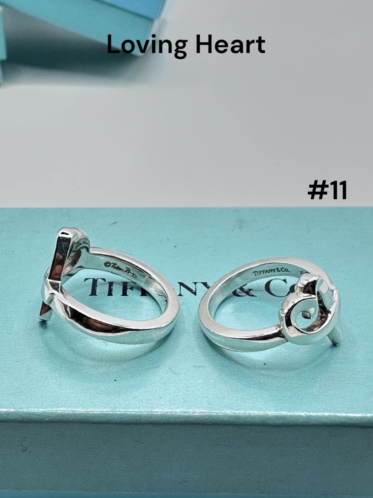 指輪 TIFFANY & Co. #11号 ティファニー Paloma Picasso Loving Heart