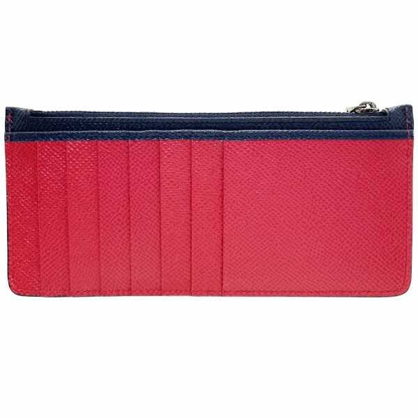 ドルチェ-ガッバーナ カードケース ロゴ コインケース レザー 革 マルチ レッド 赤 ネイビー 紺 BP 2172 AJ 785 DOLCE - GABBANA カードホルダー カード入れ コインパース 小銭入れ IC パスケース 定期入れ
