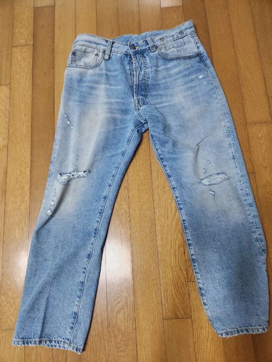 R13 テーパード フィット デニムパンツ