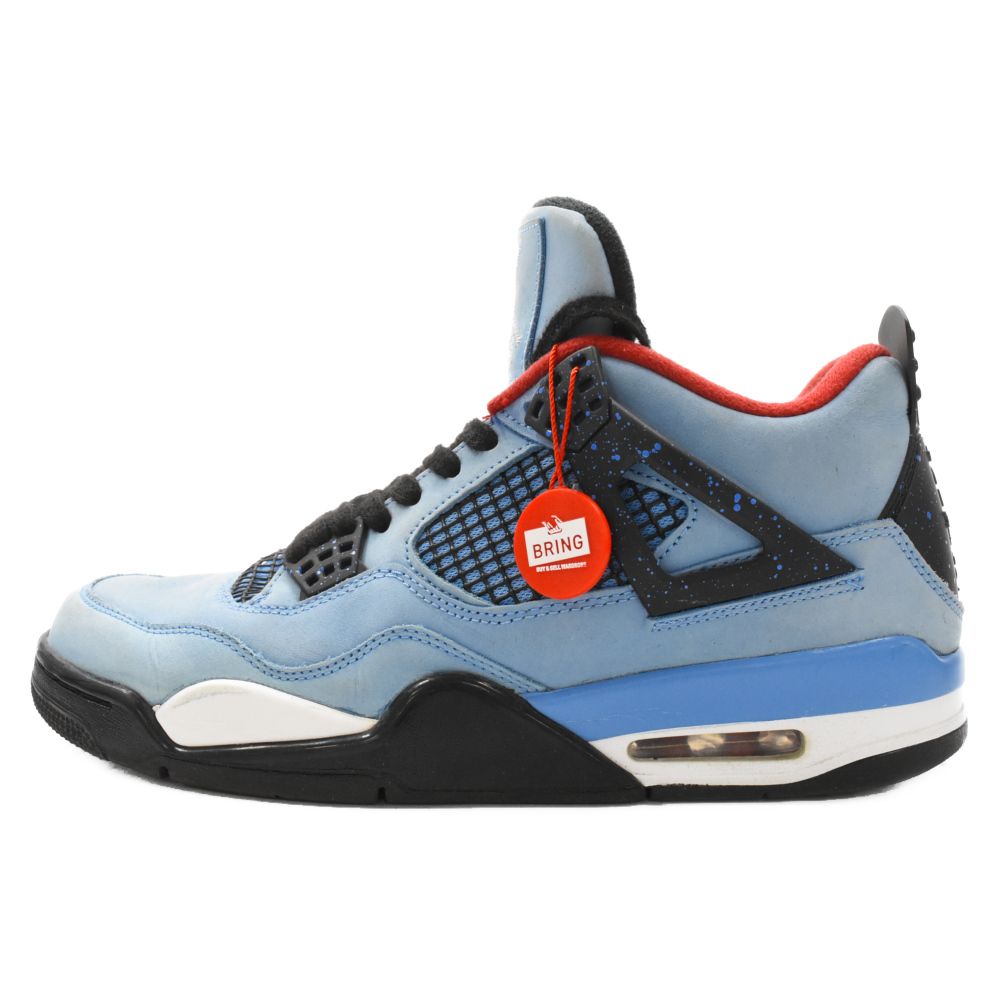 NIKE (ナイキ) ×Travis Scott AIR JORDAN 4 RETRO CACTUS JACK×トラヴィススコット エアジョーダン4  レトロ カクタスジャック ミッドカットスニーカー 308497-406 - メルカリ