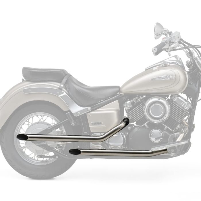 3営業日で発送 デイトナ DAYTONA デイトナ バイク用 マフラー ドラッグスター クラシック400 10- ステンレス製 バフ仕上げ ドラッグパイプマフラー 30123