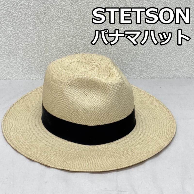 STETSON ステットソン 帽子 ハット SE658-23S00 エクアドル製 パナマ ストロー ハット クリーム色