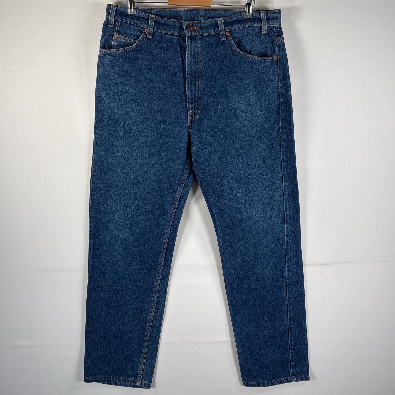 古着 90's/90年代 リーバイス Levi's デニムパンツ 505 ブルーデニム ストレート ジーパン 大きいサイズ オレンジタブ w40 L32 インディゴブルー メンズ