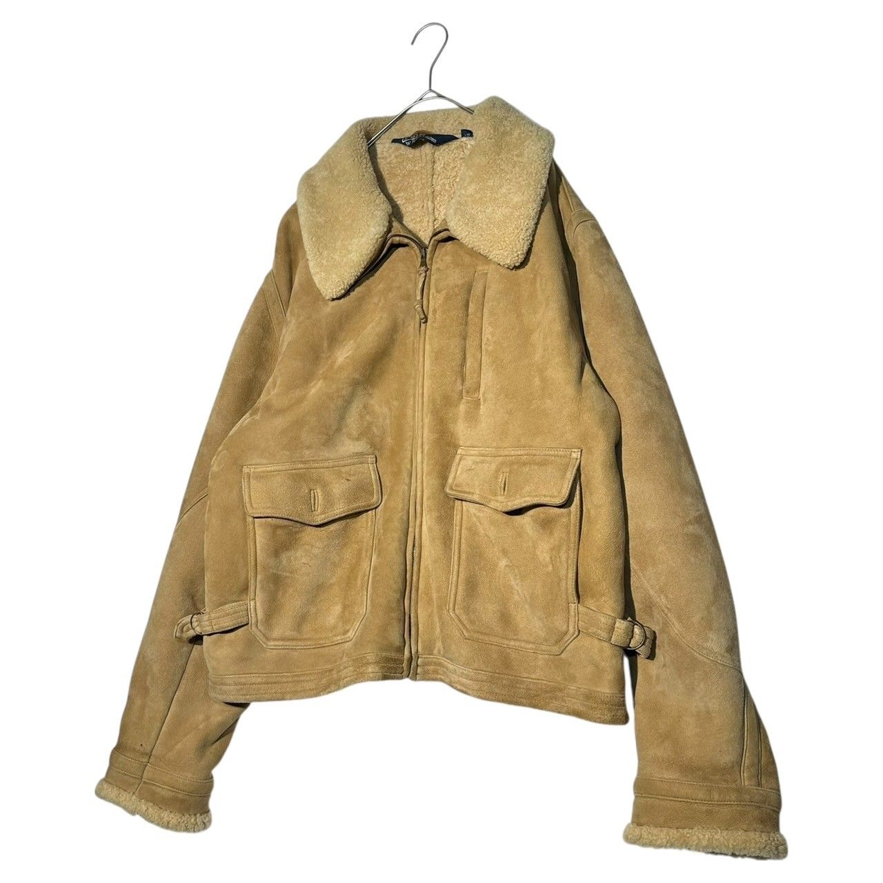 RALPH LAUREN ラルフローレン　羊革　ムートンジャケット　ブルゾン 中古・古着通販】LAUREN RALPH LAUREN (ローレンラルフローレン