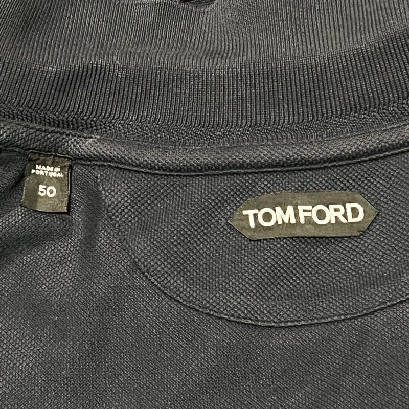 TOM FORD トム フォード POLO ドライ ポロシャツ ネイビーメンズ