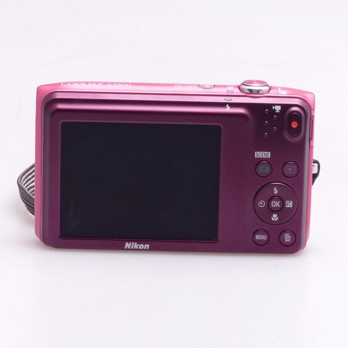中古】(ニコン) Nikon COOLPIX S3500 ストロベリーピンク - メルカリ