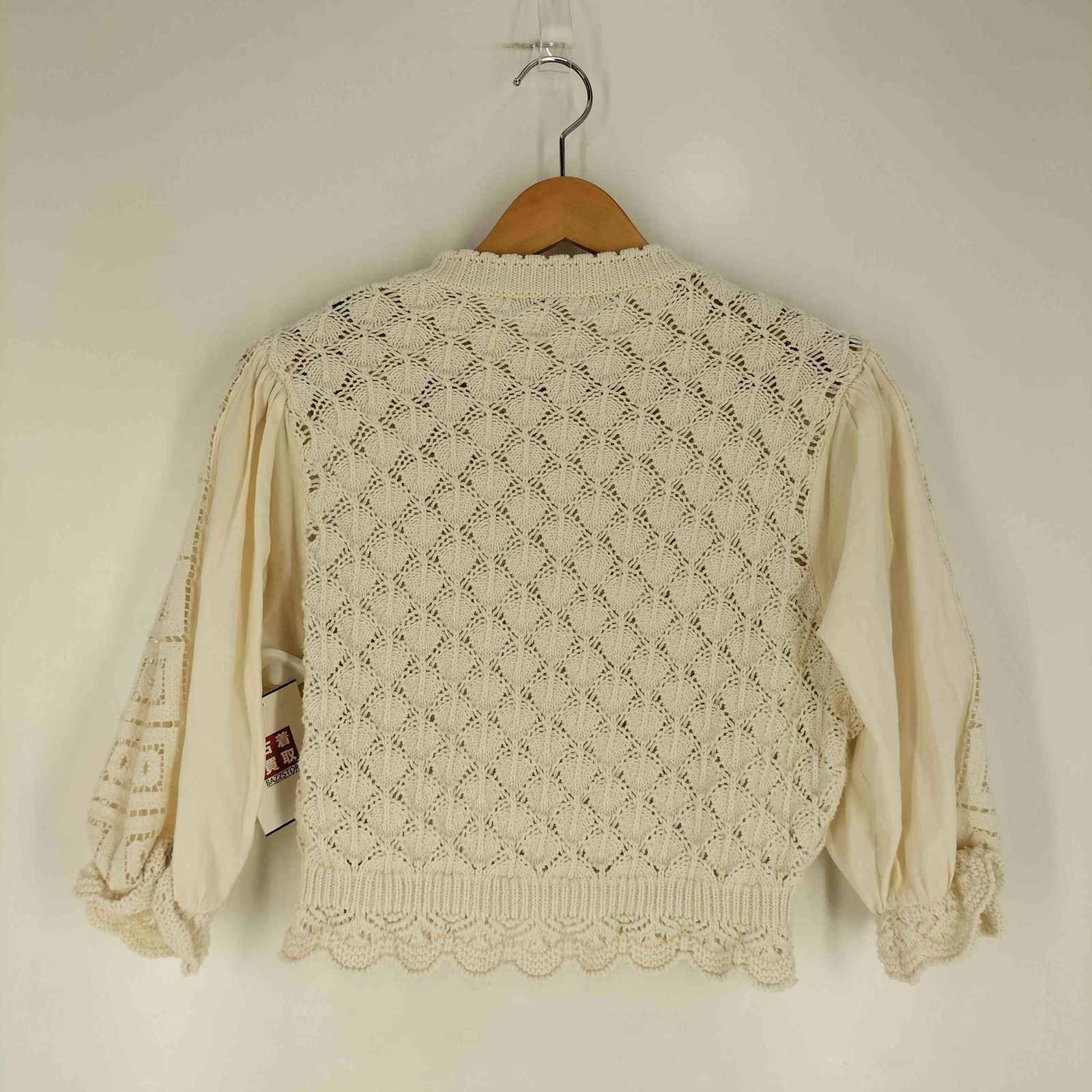 ZARA こんトラストニットカーディガン ザラ ZARA コントラスト ニット カーディガン レディース import