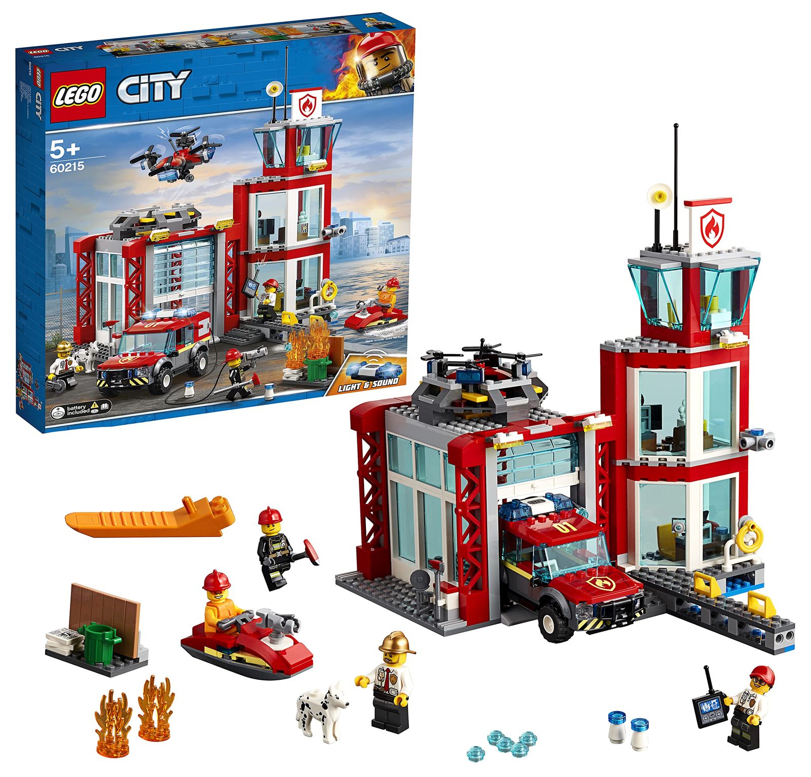 レゴ(LEGO) シティ 消防署 60215 ブロック おもちゃ 男の子 車 [単品]