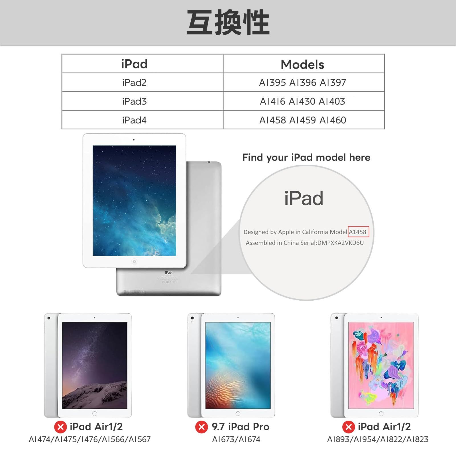 新品 ipad 2 3 4 ケース(旧型) Mocamoro 軽量 自動スリープ対応