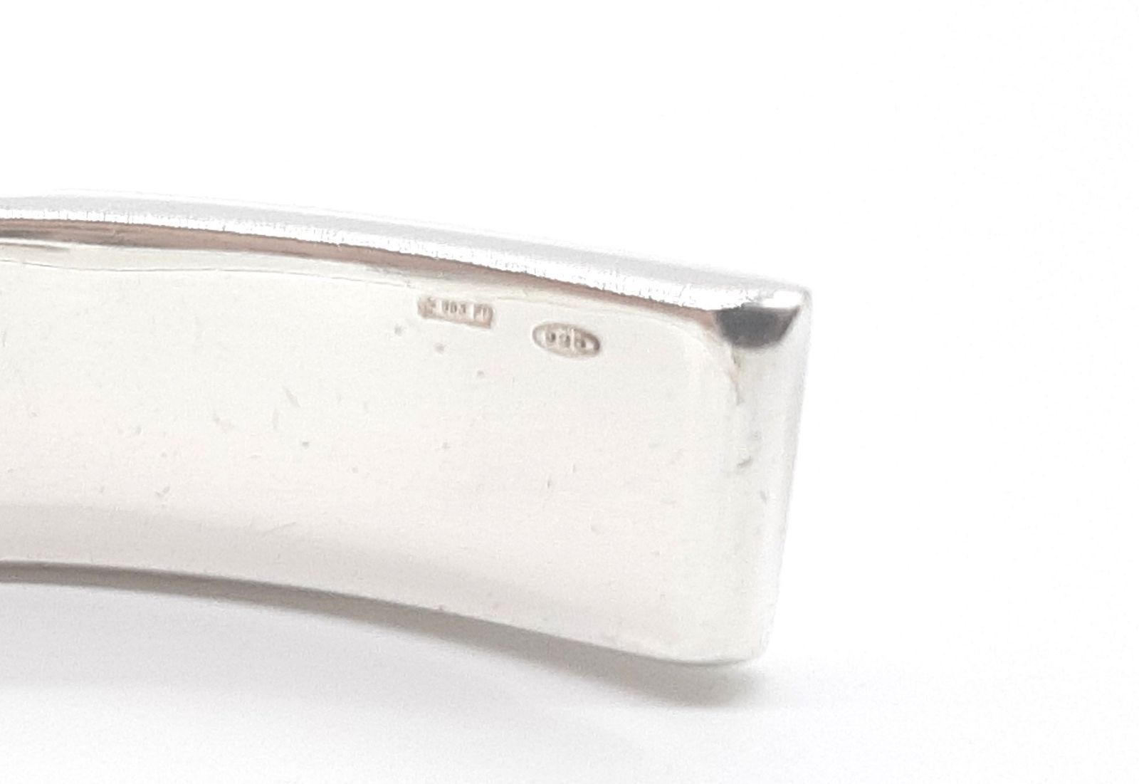 Gucci　Gロゴ　バングル　スターリングシルバー　Ag925　ユニセックス グッチ Gucci Gロゴ バングル ブレスレット スターリング