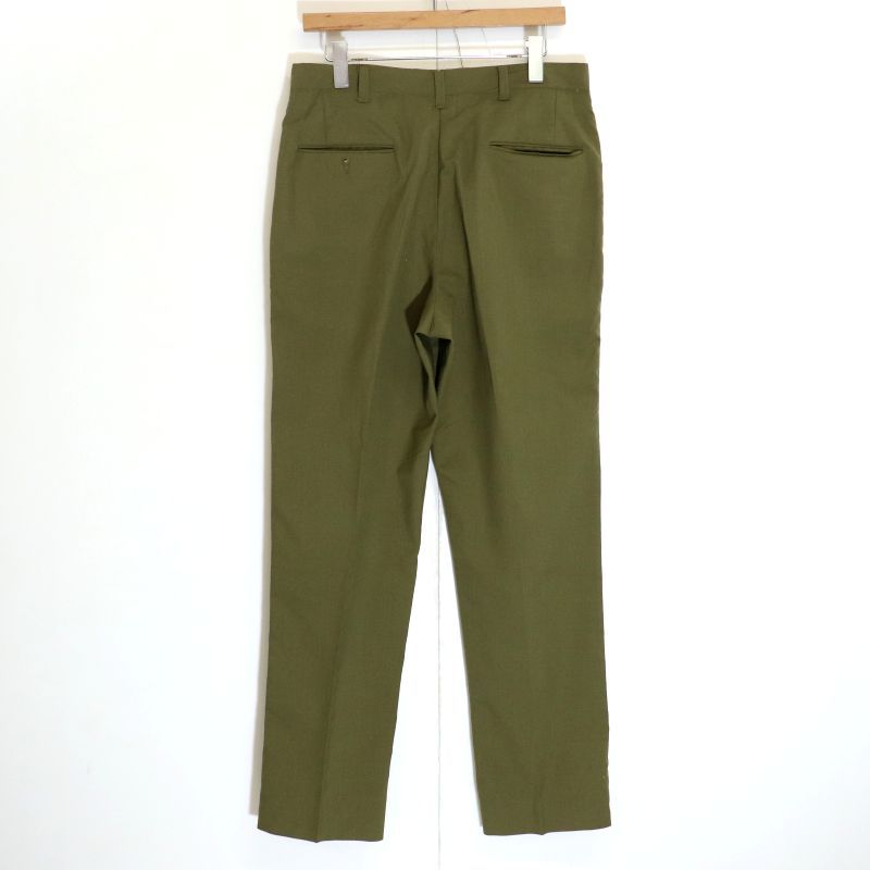 70s vintage ウール テーパード スラックスパンツ メンズ Mサイズ相当