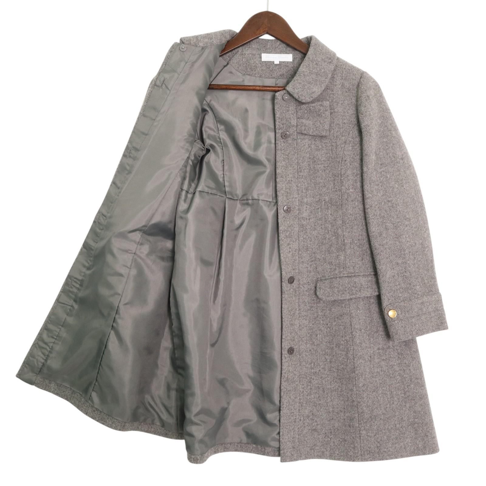 tartine et chocolat ウールコート　120 グレー tartine et chocolat ウールコート 120 グレー