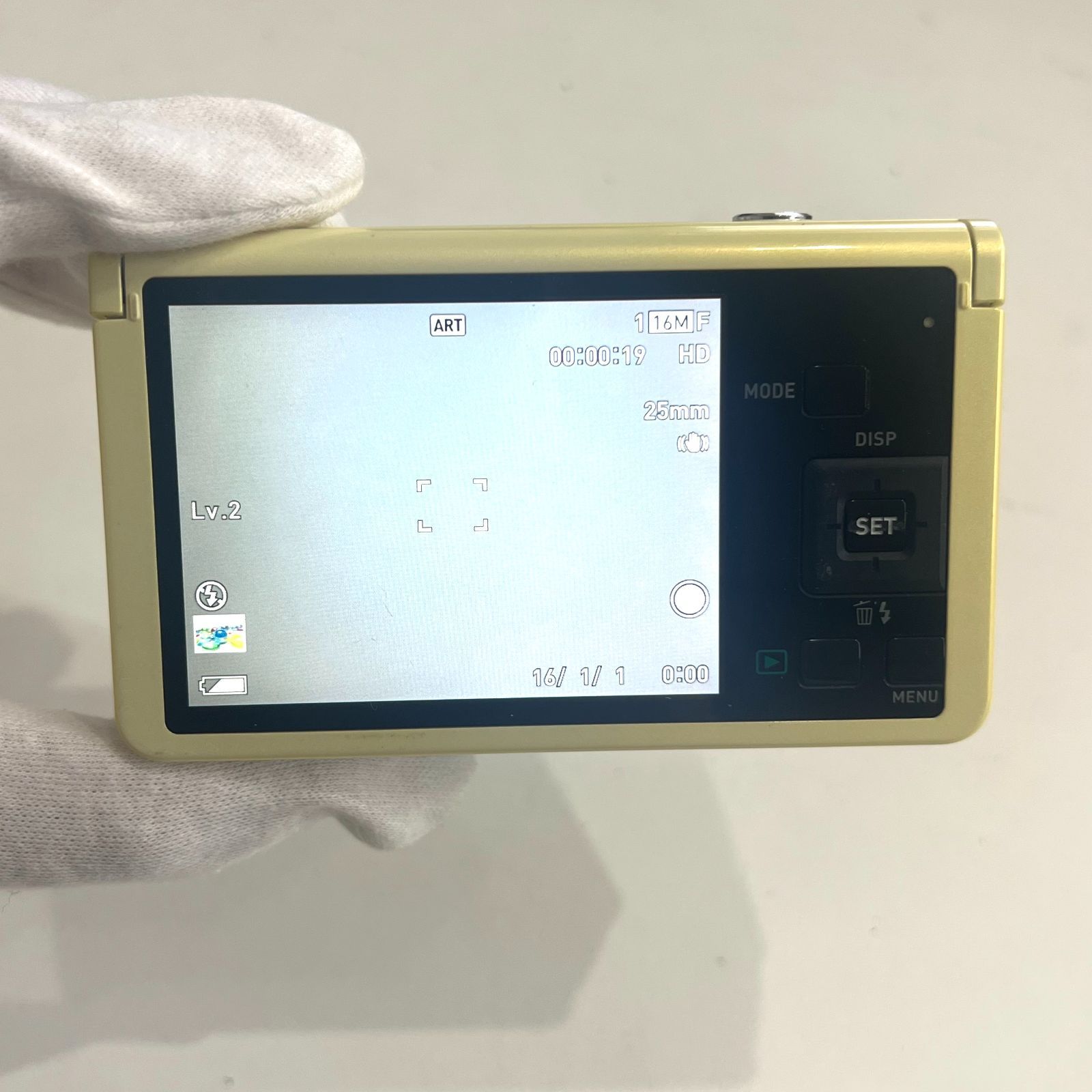 デジカメ CASIO EX-ZR70 イエロー CASIO デジカメ EXILIM EX-ZR70