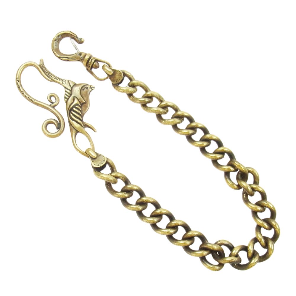 GALCIA ガルシア × GANGSTERVILLE ギャングスタービル スワローフック ウォレットチェーン ゴールド系