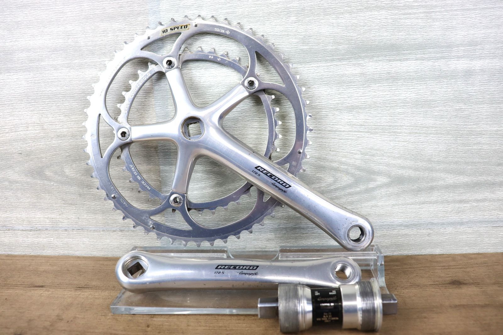 FD7 Campagnolo RECORD カンパニョーロ レコード 53/39T 172.5ｍｍ 2×10速 10S ITA規格 軸長102ｍｍ  クランクセット cicli17 - メルカリ