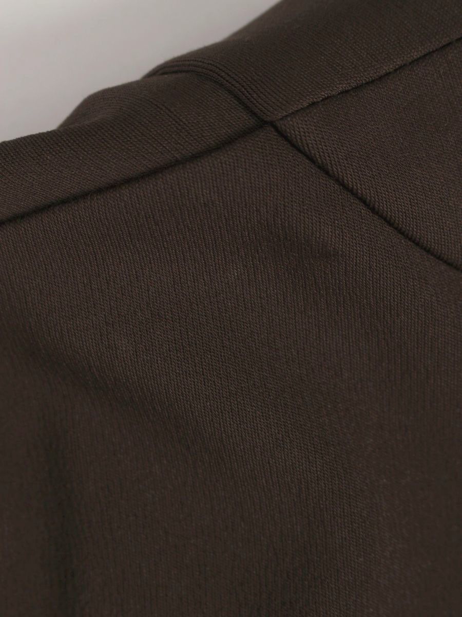 美品 フォクシーニューヨーク ドレープ トッパー カーディガン ブラウン 40 Cardigan – FOXEY 公式オンラインブティック