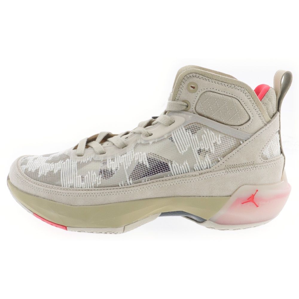 NIKE ナイキ Air Jordan 37 PRM Rattan/Lime Stone FD6720-200 エアジョーダン37 PRM ラタン/ライム ストーン ハイカットスニーカー ブラウン US9/27cm NIKE (ナイキ) Air Jordan 37 PRM Rattan/Lime Stone FD6720-200 エア