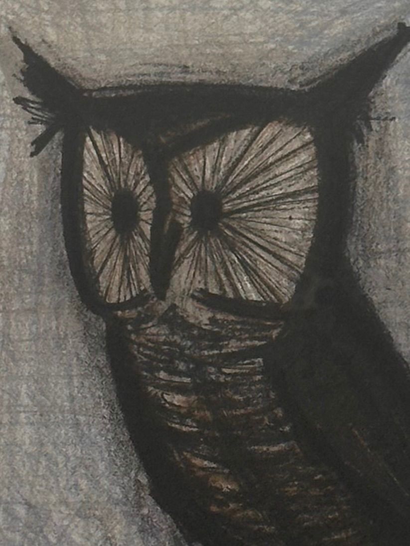 額付】【真作】ベルナール・ビュッフェ Bernard Buffet 「小さな