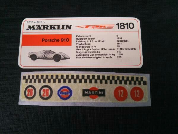 MARKLIN　NO.8004　PORSCHE　ポルシェ MARKLIN NO.8004 PORSCHE ポルシェ - メルカリ