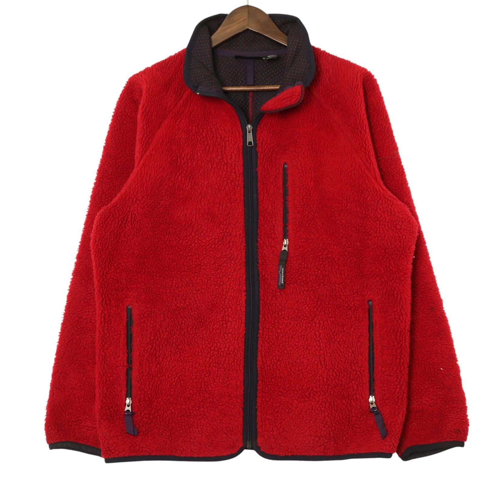 Patagonia フリースジャケット USA製 赤 90s 90年代 パタゴニア 