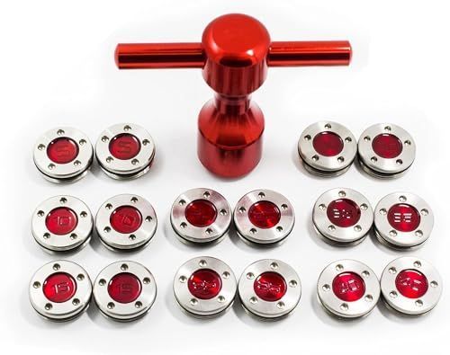 レッド_5g スコッティ キャメロン バター用 ウェイト ウェイト2個＋Tレンチ セット 現行モデル適合 汎用品 5/10/15/20/25/30/35/40/45g (レッド, 5g)