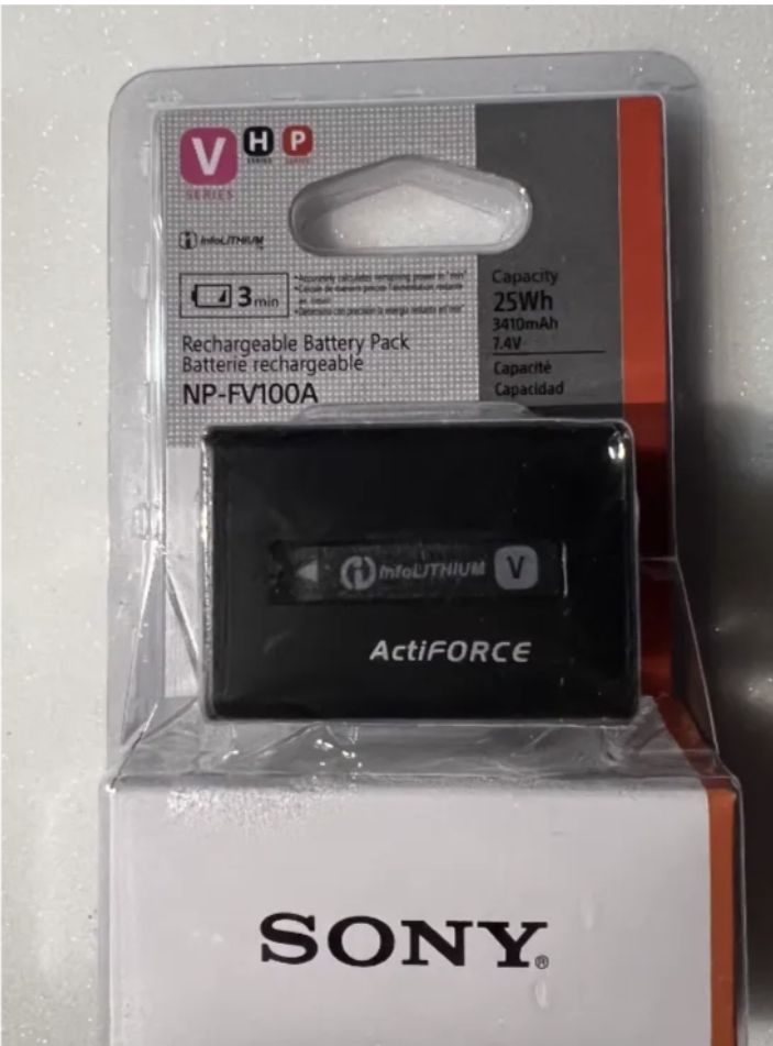 新品 SONY NP-FV100A カメラ用バッテリーPSE認証です - メルカリ