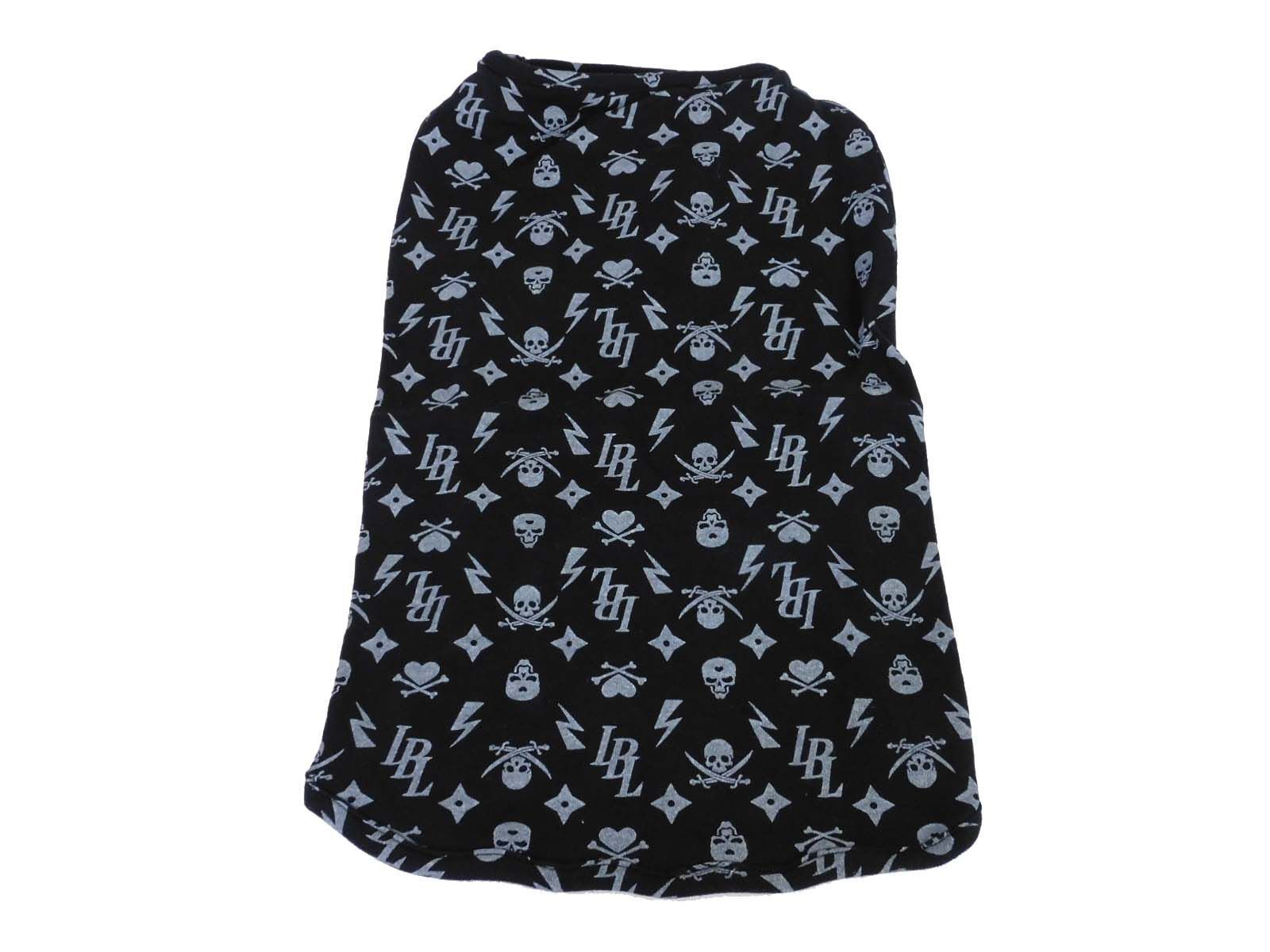 0621-06　コーギー用スカルタンクトップ　黒　ブラック　ペット　犬服　新品-0