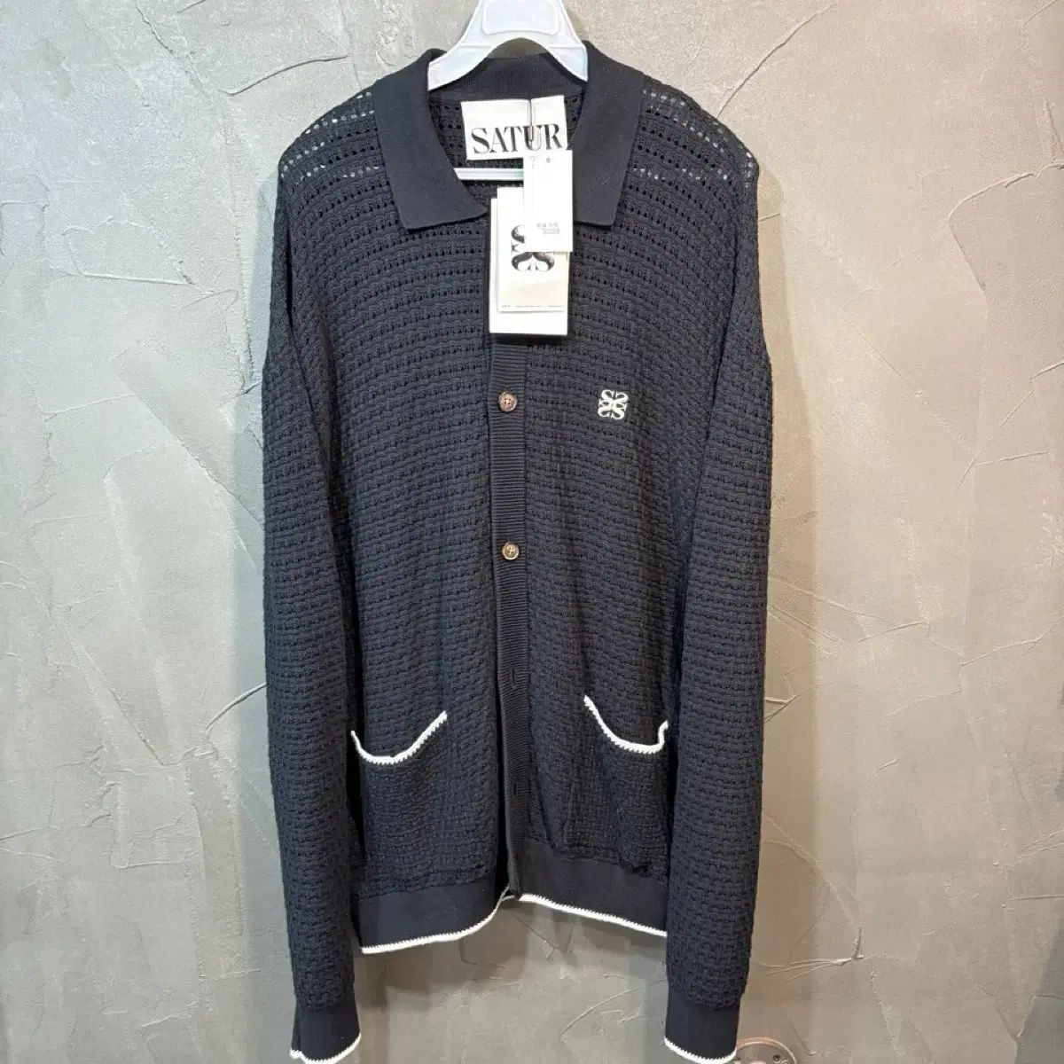 XL SATUR セター Satur ニット セーター カーディガン 黒