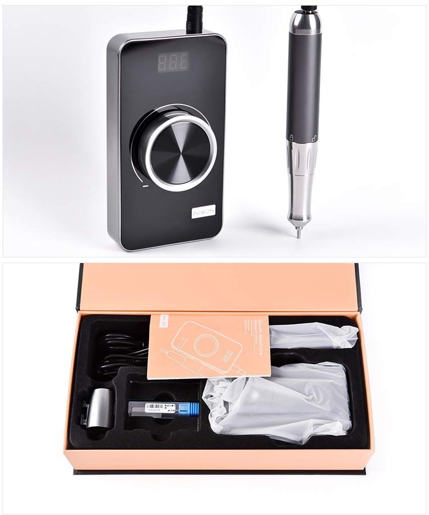 新着商品 ネイルドリルマシン 電動ネイルファイル USB充電 ジェルネイルのオフなどにも最適 35000RPM 電動ジェルネイルオフ ビット付き KADS 電気ネイルファイル ネイルファイル