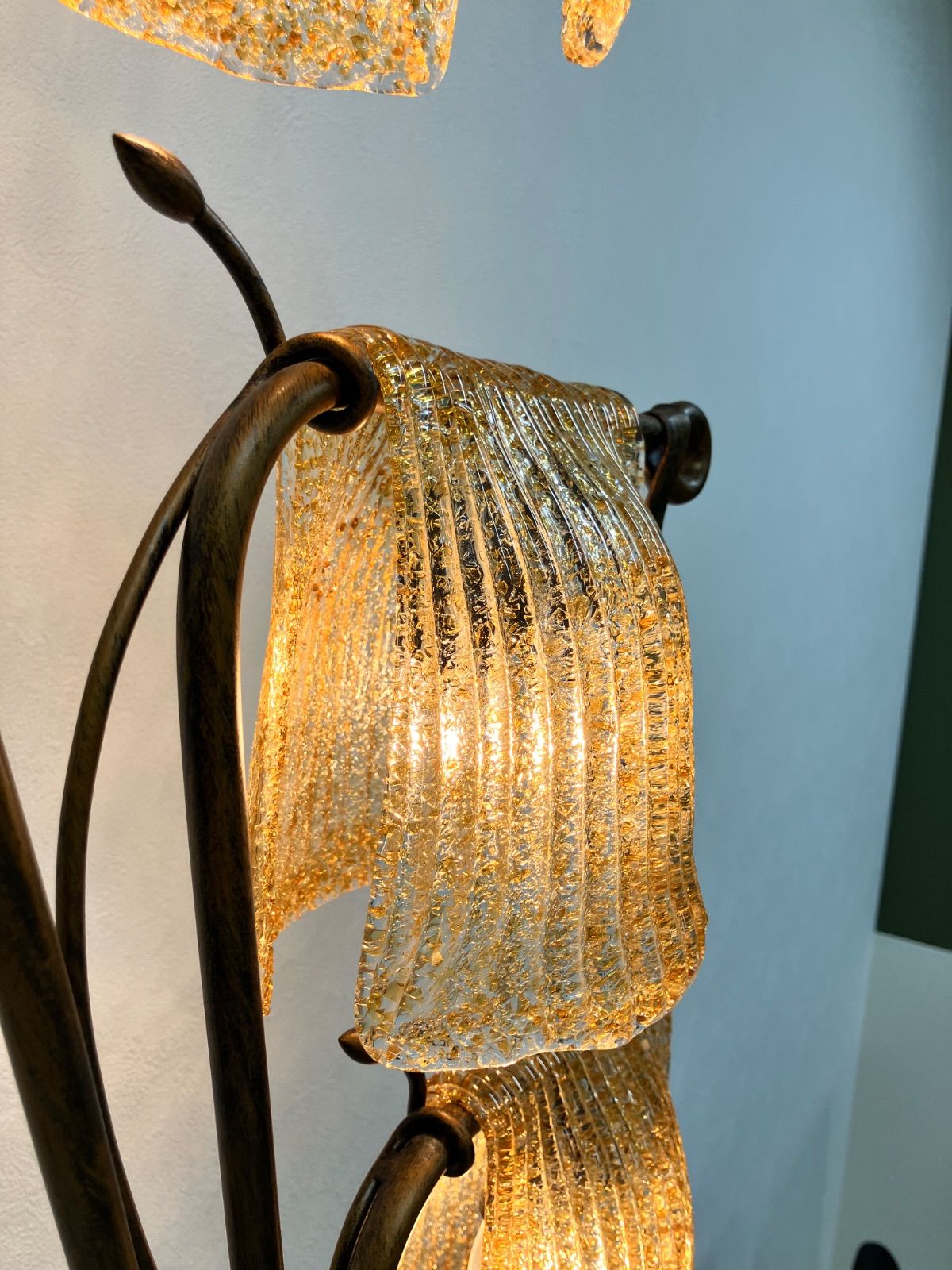 クリンカ ガラスシェード フロアスタンドランプ 間接照明 レトロ NEXPOTALLINN_EU