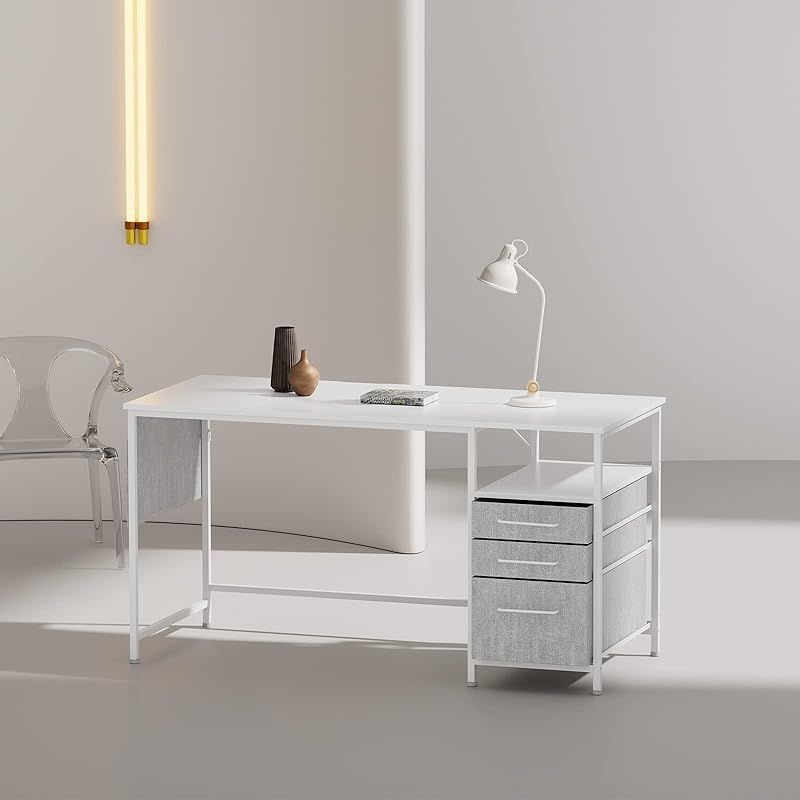 Maihail パソコンデスク引き出し付き 学習机 pcデスク 幅120cm×奥行