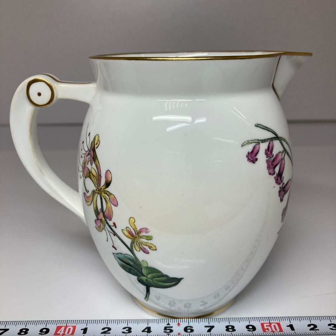 激 品 英国 ミントン アンティークピッチャー高さ13cm東H5-0527