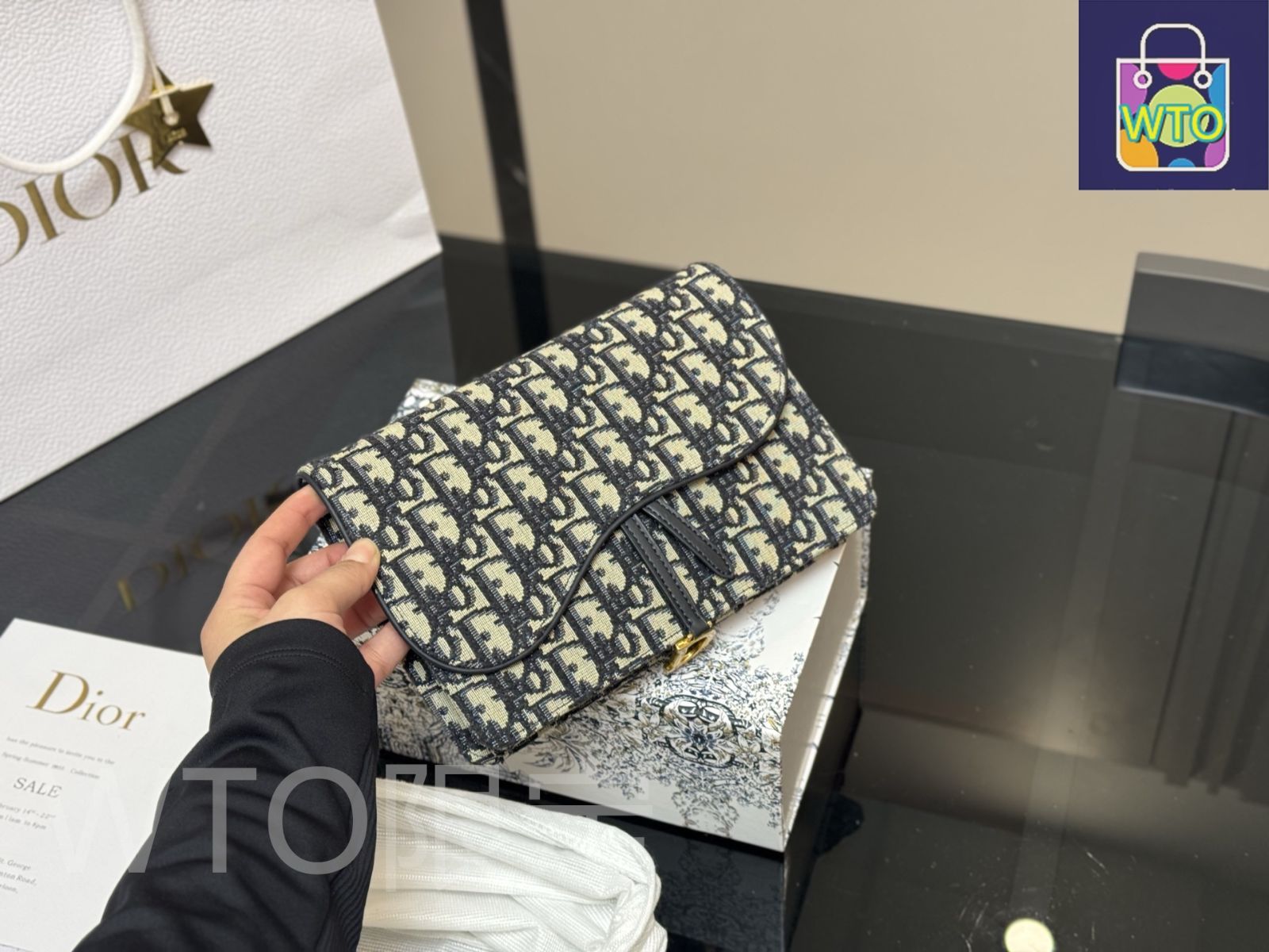 【Dior】ディオール★ chain bag★モノグラムチェーンバッグ 今日特価】Dior Monogram Chain Wallet On Chain Bag