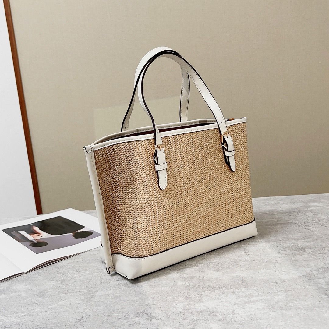 コーチ バッグ レディース COACH トートバッグ ストロー モリー トート  