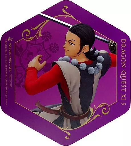 シルビア　ドラゴンクエスト11　ドラクエ　カード　コースター 中古】マグカップ・湯のみ シルビア オリジナルコースター
